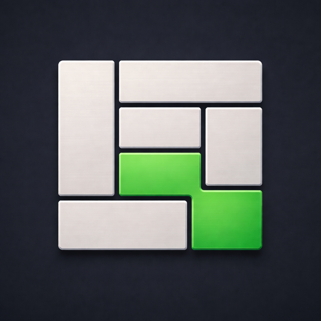 Cut List Calculator App Icon - CutList Optimizer Sheet Layout and Plywood Cuts